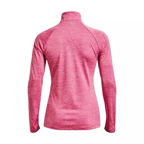 Under Armour Women's Tech 1/2 Zip Twist Top Pink - Picture 2 of 6
